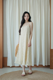 DAFFIE CAMISOLE DRESS (CREAM FLORAL) 