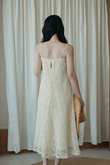 DAFFIE CAMISOLE DRESS (CREAM FLORAL) 