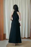 BRYNN V-NECK DRESS (BLACK) 