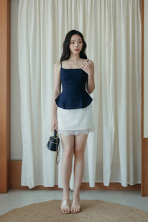 TOBY U NECK CAMI TOP (BLUE)