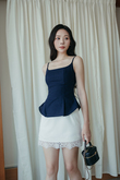 TOBY U NECK CAMI TOP (BLUE)