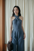 DIWA CRISS CROSS JUMPSUIT (BLUE) DIWA CRISS CROSS JUMPSUIT (BLUE)