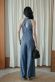 DIWA CRISS CROSS JUMPSUIT (BLUE) DIWA CRISS CROSS JUMPSUIT (BLUE)