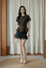 WISTER ROUND NECK PEPLUM TOP (BROWN)