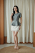 WISTER ROUND NECK PEPLUM TOP (GREY)
