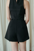 MAZ HIGH WAISTED SHORTS (BLACK) MAZ HIGH WAISTED SHORTS (BLACK)