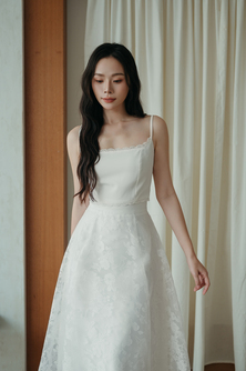 KARA CAMI LACE CROP TOP (WHITE)