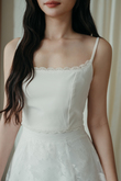 KARA CAMI LACE CROP TOP (WHITE) KARA CAMI LACE CROP TOP (WHITE)