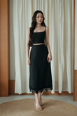 KARA CAMI LACE CROP TOP (BLACK) KARA CAMI LACE CROP TOP (BLACK)