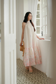 SUNNY HALTER MIDAXI DRESS (FLORAL) SUNNY HALTER MIDAXI DRESS (FLORAL)