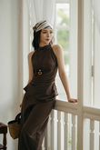 ROEZY ASYMMETRICAL TOP (DARK BROWN) ROEZY ASYMMETRICAL TOP (DARK BROWN)