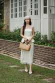 MINZY PEPLUM CAMI TOP (WHITE) MINZY PEPLUM CAMI TOP (WHITE)