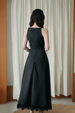 VIVINA HALTER NECK MAXI DRESS (BLACK) 