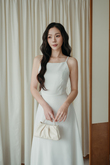 VIVINA HALTER NECK MAXI DRESS (WHITE) VIVINA HALTER NECK MAXI DRESS (WHITE)