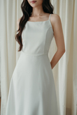 VIVINA HALTER NECK MAXI DRESS (WHITE) VIVINA HALTER NECK MAXI DRESS (WHITE)