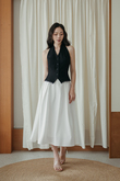 ALEA HIGH WAISTED SKIRT (WHITE)