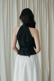 JULLIAN BUTTON VEST TOP (BLACK) JULLIAN BUTTON VEST TOP (BLACK)