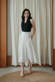 ALEA HIGH WAISTED SKIRT (WHITE)