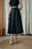 ALEA HIGH WAISTED SKIRT (BLACK)