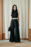 TAELYR MID WAIST PALAZZO (BLACK) TAELYR MID WAIST PALAZZO (BLACK)