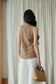 KARTIER CRISS CROSS TOP (BROWN) KARTIER CRISS CROSS TOP (BROWN)