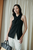 KARTIER CRISS CROSS TOP (BLACK)