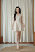 MINNI RIBBON MINI DRESS (YELLOW FLORAL) 