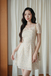 MINNI RIBBON MINI DRESS (YELLOW FLORAL) 