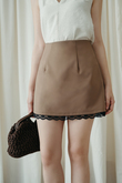 DANNY A-LINE SKORT (LATTE)