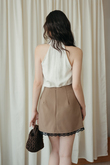 DANNY A-LINE SKORT (LATTE)