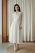 ALLISON HALTER NECK DRESS (CREAM) 