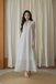 BRYNN V-NECK DRESS (CREAM FLORAL) 
