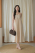 *BACKORDER* SHERLEE CAMI ELASTIC DRESS (BEIGE) 