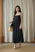 *BACKORDER* SHERLEE CAMI ELASTIC DRESS (BLACK) 