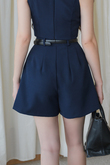 ELLINGTON HIGH WAISTED SHORTS (BLUE) ELLINGTON HIGH WAISTED SHORTS (BLUE)