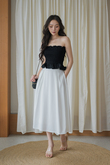 YENNY ELASTIC MULTI-WAY TOP (BLACK)