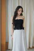 YENNY ELASTIC MULTI-WAY TOP (BLACK)