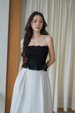 YENNY ELASTIC MULTI-WAY TOP (BLACK)