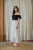 LANNY OFF SHOULDER CROP TOP (BLACK)