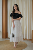 LANNY OFF SHOULDER CROP TOP (BLACK)