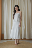 FLOSSY CAMI LACE TOP (WHITE)