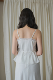 FLOSSY CAMI LACE TOP (WHITE)