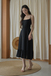 HANNE CAMI RUFFLES DRESS (BLACK) 