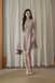 WAYTT ROUND NECK MINI DRESS (KHAKI) 