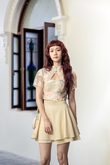 LAVERN CHEONGSAM TOP (YELLOW FLORAL) LAVERN CHEONGSAM TOP (YELLOW FLORAL)