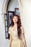 LAVERN CHEONGSAM TOP (YELLOW FLORAL) LAVERN CHEONGSAM TOP (YELLOW FLORAL)