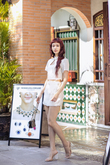 LAVERN CHEONGSAM TOP (CREAM) LAVERN CHEONGSAM TOP (CREAM)