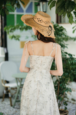 OLVA SELF TIE MAXI DRESS (FLORAL) OLVA SELF TIE MAXI DRESS (FLORAL)