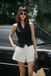ADRIAN HIGH WAISTED SHORTS (WHITE)