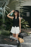 ADRIAN HIGH WAISTED SHORTS (WHITE) ADRIAN HIGH WAISTED SHORTS (WHITE)